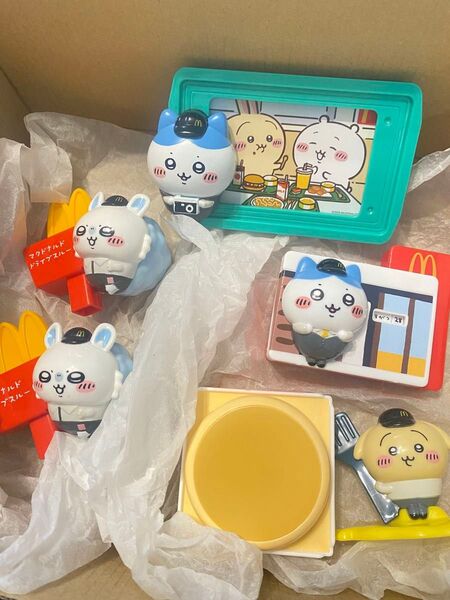 ちいかわ ハッピーセット 5点 マクドナルド うさぎ ハチワレ モモンガ