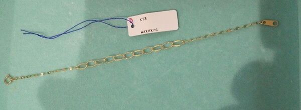 ☆新品お得☆K18 YGブレスレット