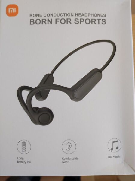 Xiaomi 骨伝導 ワイヤレスイヤホン Bluetooth オレンジ スポーツ用