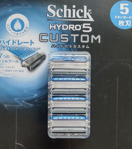 【替刃4個】シックハイドロ5カスタム Schick HYDRO5 CUSTOM