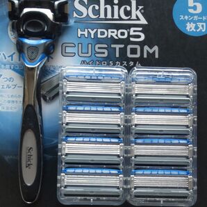 【替刃9個+本体】シックハイドロ5カスタム Schick HYDRO5 CUSTOM