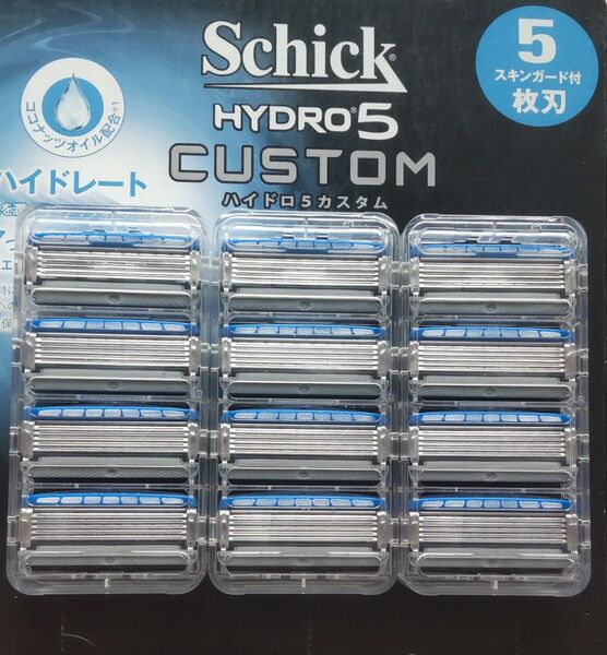 【替刃12個】シックハイドロ5カスタム Schick HYDRO5 CUSTOM
