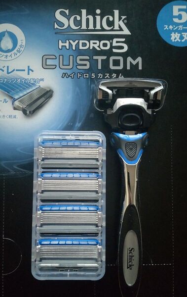【替刃5個+本体】シックハイドロ5カスタム Schick HYDRO5 CUSTOM