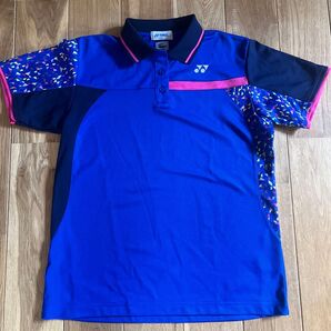 YONEX ゲームシャツ Oサイズ ブルー ピンク