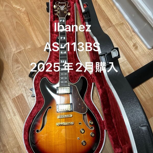 2025年2月アウトレット品購入 Ibanez アイバニーズ AS113-BS セミアコ