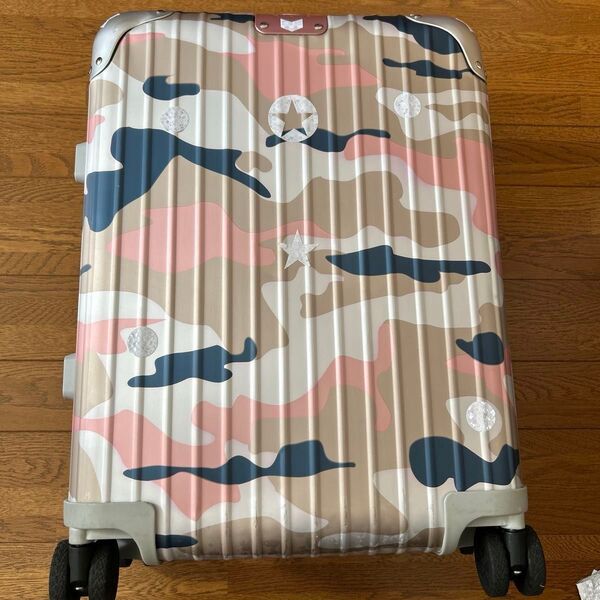 正規品【RIMOWA】リモワ◆Sサイズ機内持込可能サイズ【キャリーケース ピンク系カモフラージュ柄 スーツケース】