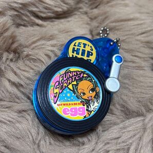平成レトロ ファンキースクラッチ egg キーホルダー 年代物 当時物 ギャル かわいい エッグ キーホルダー y2k