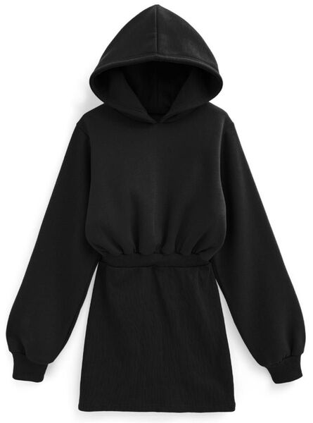 新品未使用 バックオープンパーカースウェットミニワンピース