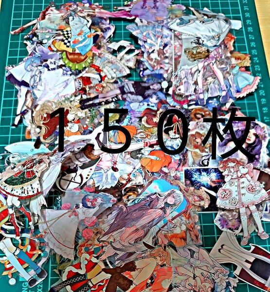 人物(女の子)海外マステフレークシール150枚
