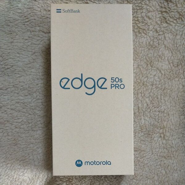 motorola edge 50s pro ソフトバンク版 バニラクリーム 新品・未使用品 一括購入・残債無し