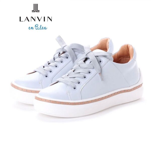 LANVIN ランバン ランバンブルー スニーカー レディース 白 24.0