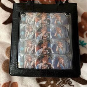 痛バッグ 痛バ ブラック ミュージカル刀剣乱舞 刀ミュ 浦島虎徹 クロコ押し ショルダーバッグ トートバッグ
