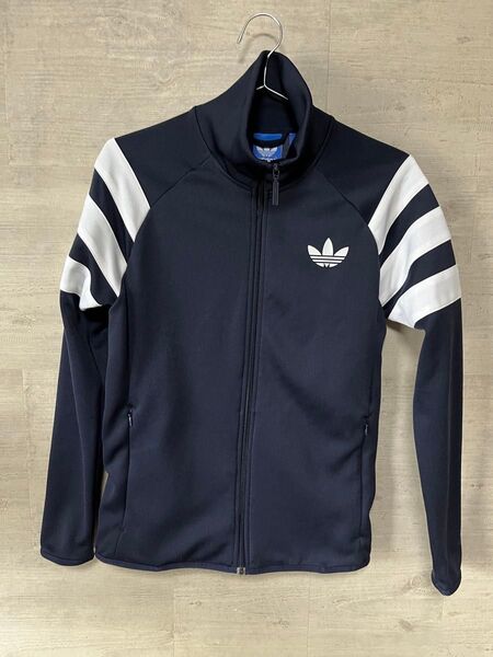 アディダス トラックジャケット メンズM ネイビー ベッケンバウアー adidas ジャージ