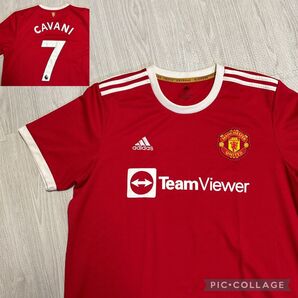 adidasマンチェスター・ユナイテッド カバーニXLサッカーシャツユニホーム
