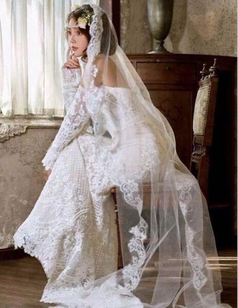 新品 ウエディングベール ロング マリアベール 結婚式 ブライダル 披露宴 ベール 挙式 前撮り ホワイト ベール ドレス 白