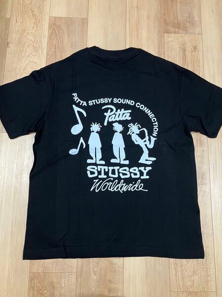 STUSSY Tシャツ ブラック 半袖 L 黒