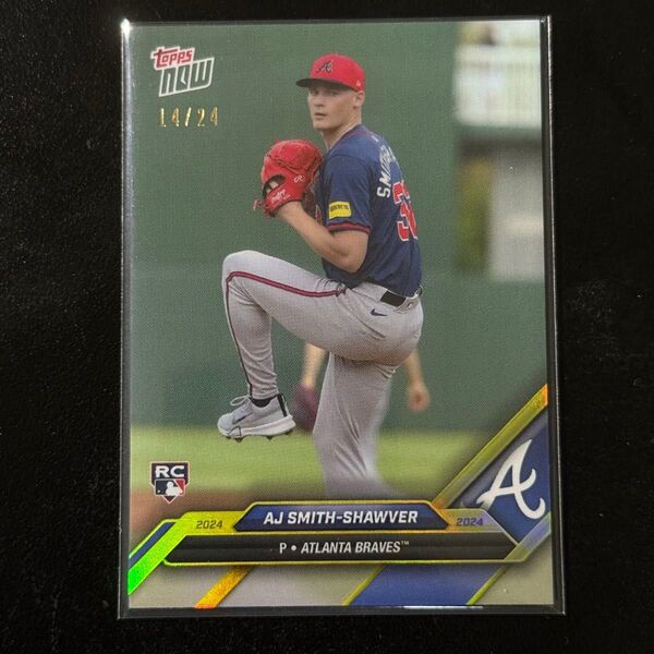 2024 Topps Now Road To Opening Day #OD159 AJ Smith-Shawver RC /24