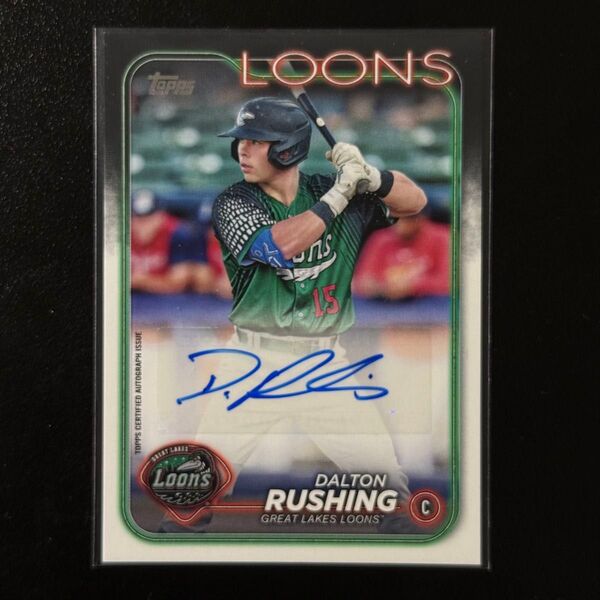 Topps Pro Debut 2024 Dalton Rushing auto Dodgers