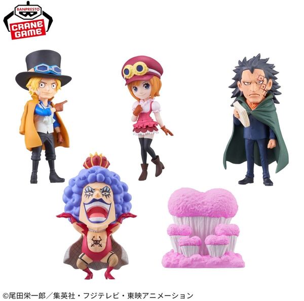 5種セット ワンピース ワールドコレクタブルフィギュア カマバッカ王国 サボ コアラ ドラゴン イワンコフ カマバッカ王国 WCF