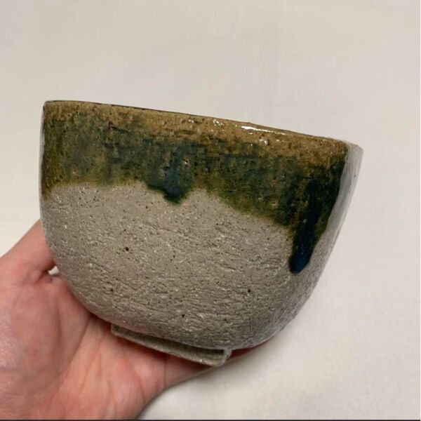 器 皿 陶器 手作り グリーン 緑 和 抹茶茶碗