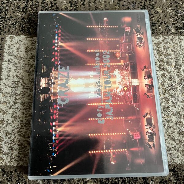 CRAZE ライブDVD glory ways unknown TOUR 2002