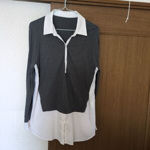 DIAPSON レディーストップス ポロシャツ風