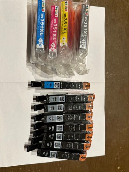 キヤノン BCI-350XL BCI-351XL インクタンク 純正品 互換製品セット! 新品未使用