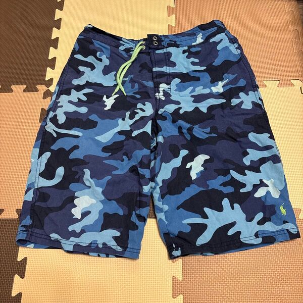ポロラルフローレン 水着 メンズ ボーイズ トランクス カモフラ柄 スイムウェア XL 迷彩 ハーフパンツ