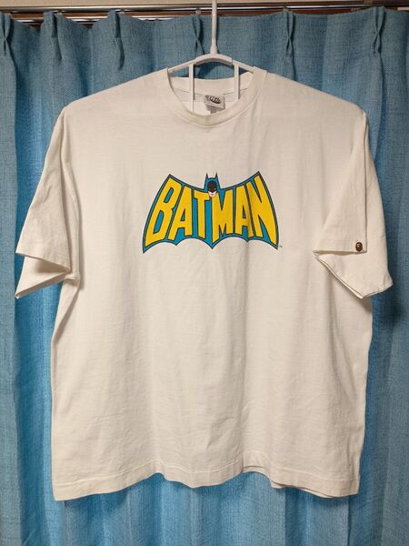 APE アベイシングエイプ BATMAN バットマン 半袖Tシャツ シングルステッチ ヴィンテージ vintage 裏原 白 古着