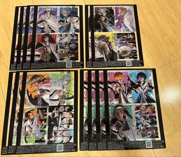 BLEACH 千年血戦篇 セブンイレブン クリアファイル 全種