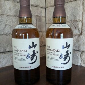 サントリー 山崎 シングルモルト ウイスキー 2本セット