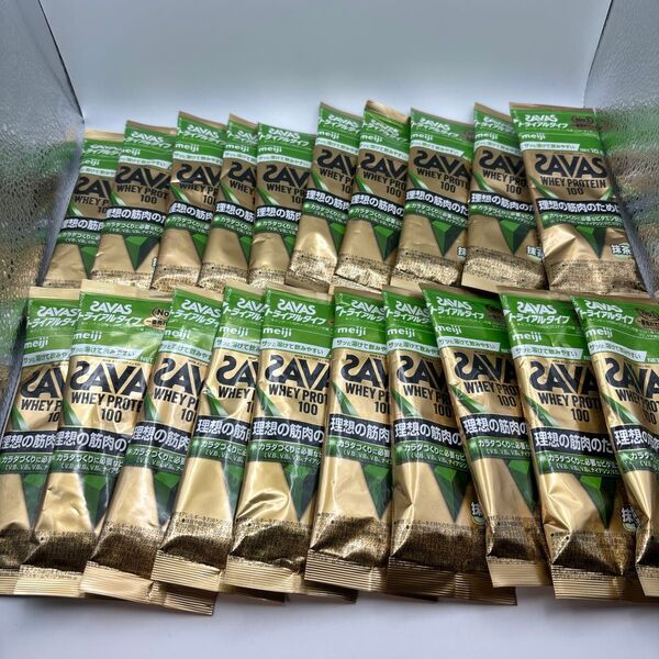 【20個セット】 ザバス ホエイプロテイン100 抹茶風味 10.5g