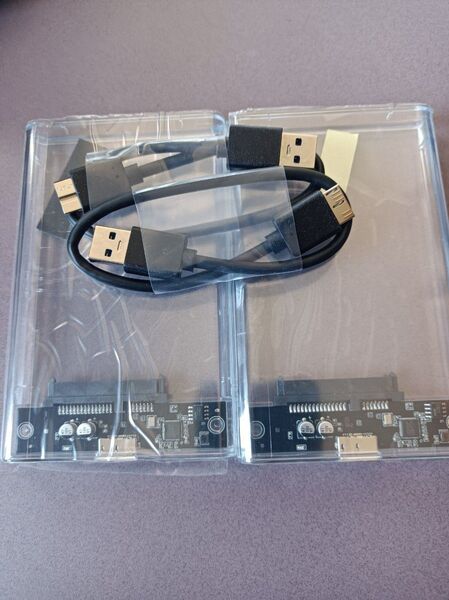 2個セット 2.5インチ HDD SSDケース USB3.0
