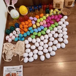 イースターエッグ まとめ売り カゴ ウサギ カチューシャ ラッピング材