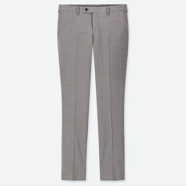 未使用ストレッチウールスリムフィットパンツ82 パンツ スラックス グレーユニクロ グレー系NT01389
