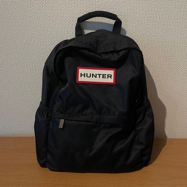 HUNTER(ハンター)リュック デイリーバックパック ブラック ORIGINAL NYLON BACKPACK