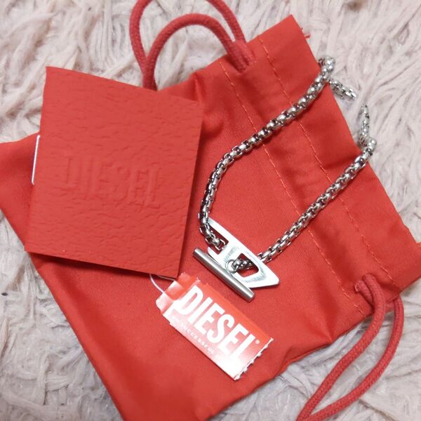 DIESEL ディーゼル ブレスレット シルバー ステンレス