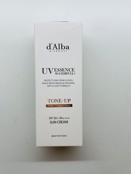 値下げ*d'Alba UV essence toneup pink correcting sun cream 新品未開封品