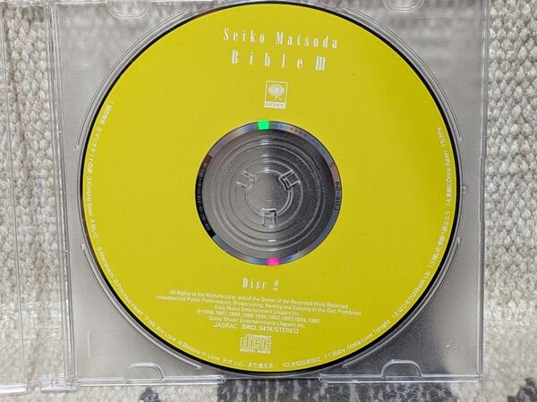 松田聖子 BibleⅢ ディスク2 CD アルバム バイブル