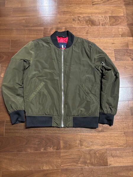 ZARA MA-1ジャケット カーキ