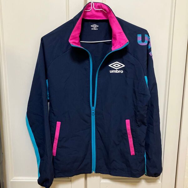 umbro ウィンドブレーカー ネイビー ピンク 水色 ユニS