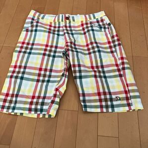 アーノルドパーマレディースゴルフウェアーチェック柄Mサイズ春夏用薄て