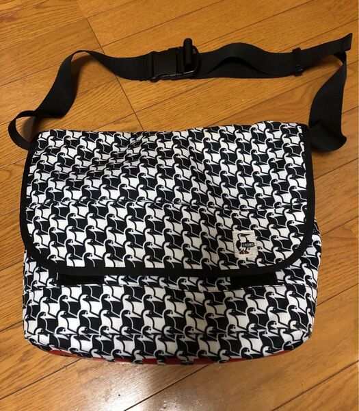 チャムス 総柄 ショルダーバッグ