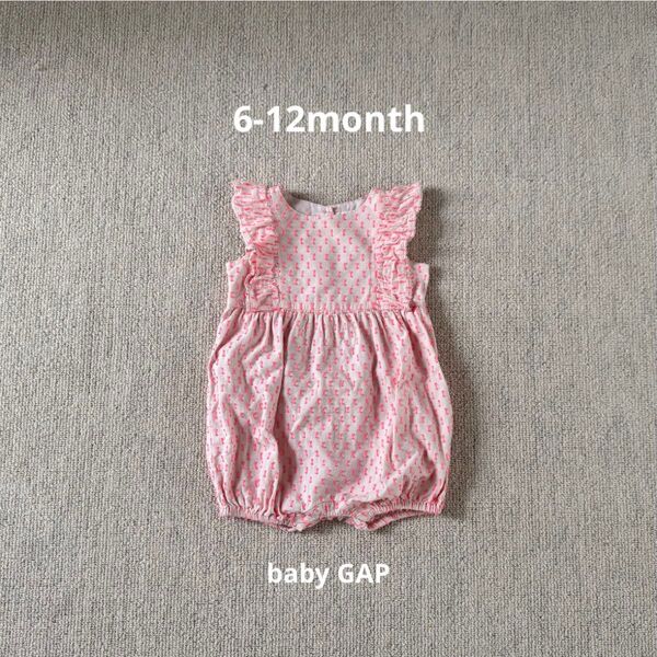 baby GAP ロンパース 6-12ヶ月 ロンパース 女の子 ベビー服 ピンク 子供服