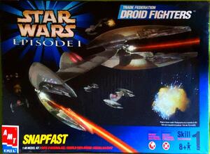 AMT STARWARS EPISODEⅠ DROID FIGHTERS TRADE FEDERATION トレードフェデレーション ドロイド スターファイター 1/48