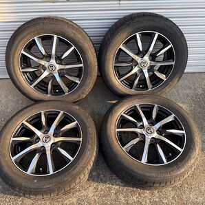 表面腐食あり ウェッズ weds ライツレーKS 6 1/2J ×16インチ ET53 5穴 タイヤ205/60 R16 4本