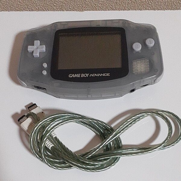 ゲームボーイアドバンス 本体 クリア 充電ケーブル付き