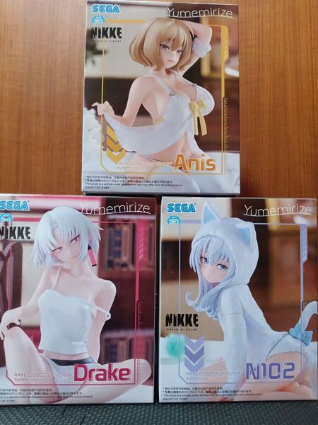 NIKKE 勝利の女神 Yumemirize フィギュア 3個セット Anis/Drake/N102