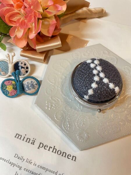 ミナペルホネン ピルケース ハンドメイド