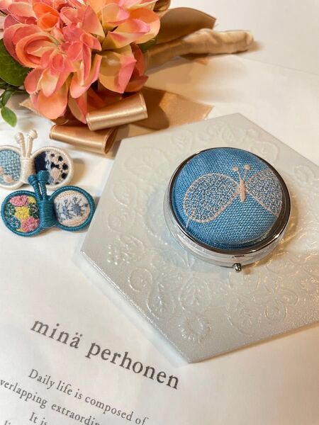 ミナペルホネン ピルケース ハンドメイド